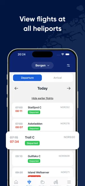 Heliport - Flights & Weather screenshot 1