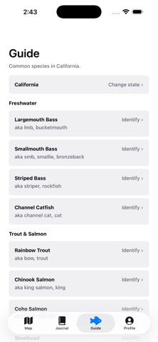 BiteMap - Fishing Hotspots iPhone screenshot