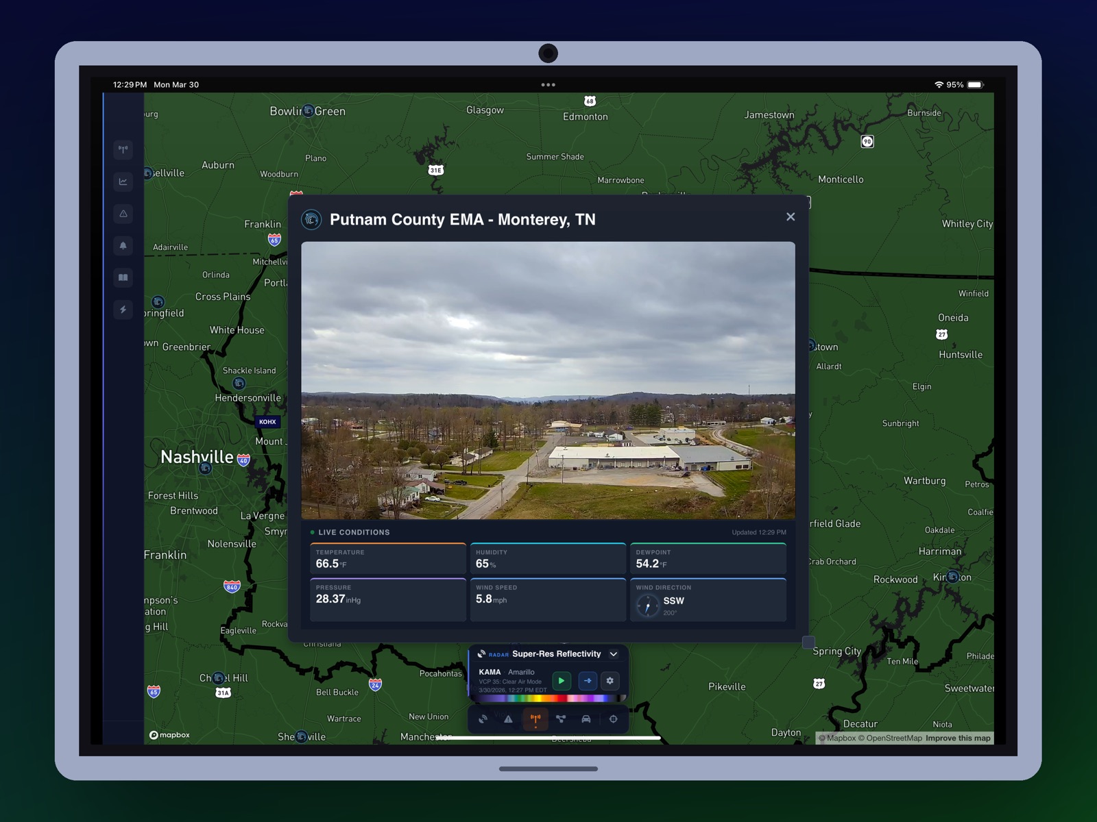 UC Weather ipad screenshot 2