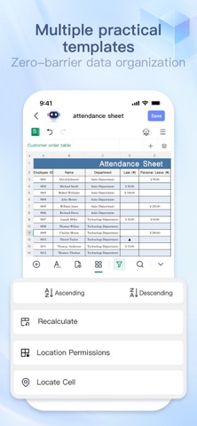 XLSX Spreadsheet-Sheets Editor Screenshot 4 of 6