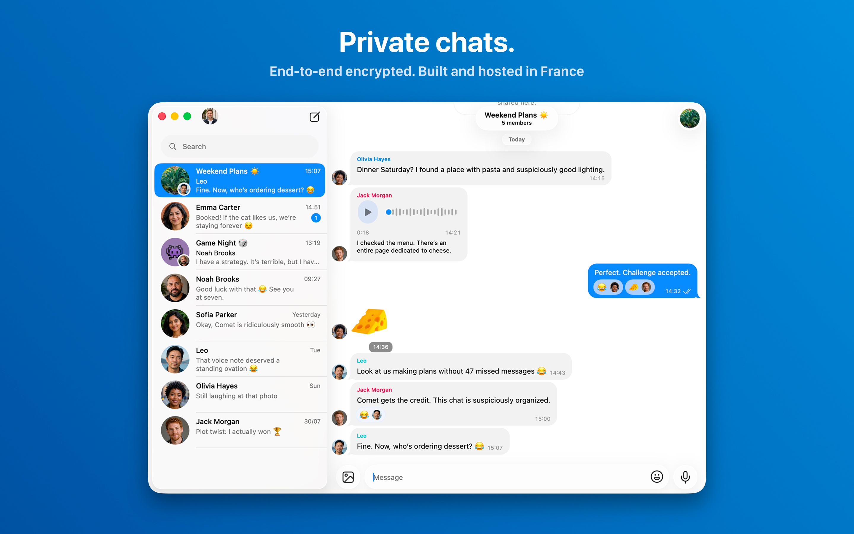 Comet - Private Messenger screenshot 8