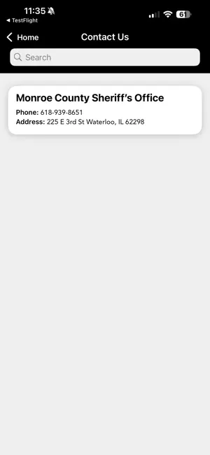 Monroe County Sheriff Illinois screenshot 2