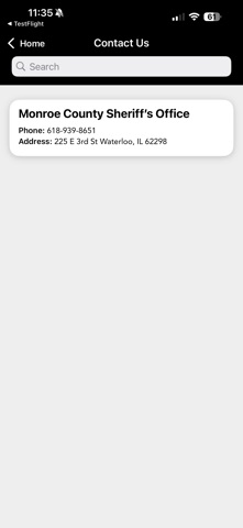 Monroe County Sheriff Illinois Screenshot 2 of 3