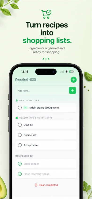 Receitei: AI Recipe Manager screenshot 5