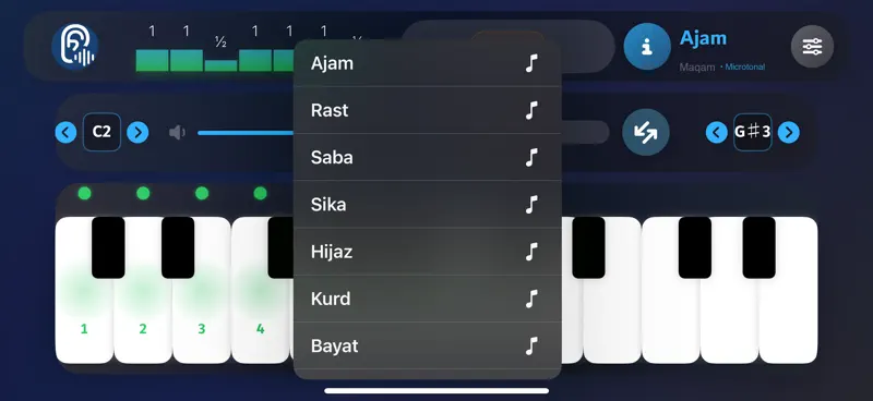 Maqams On Keyboard screenshot 2 of 8