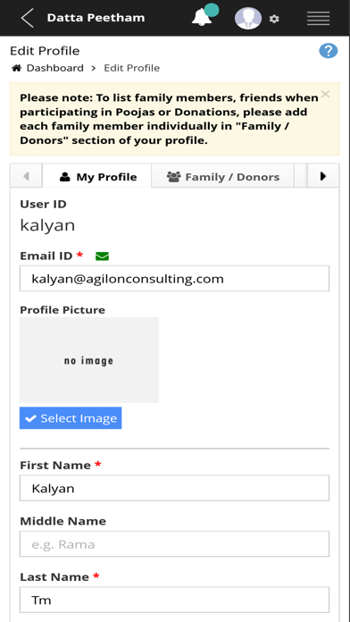 Screenshot 4 of Datta Peetham App