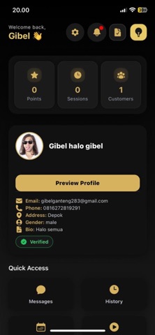 MyCoach ID screenshot