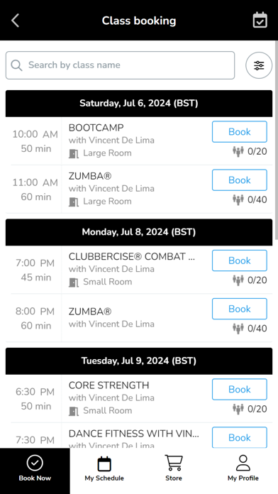 Vincent De Lima Fitness Screenshot