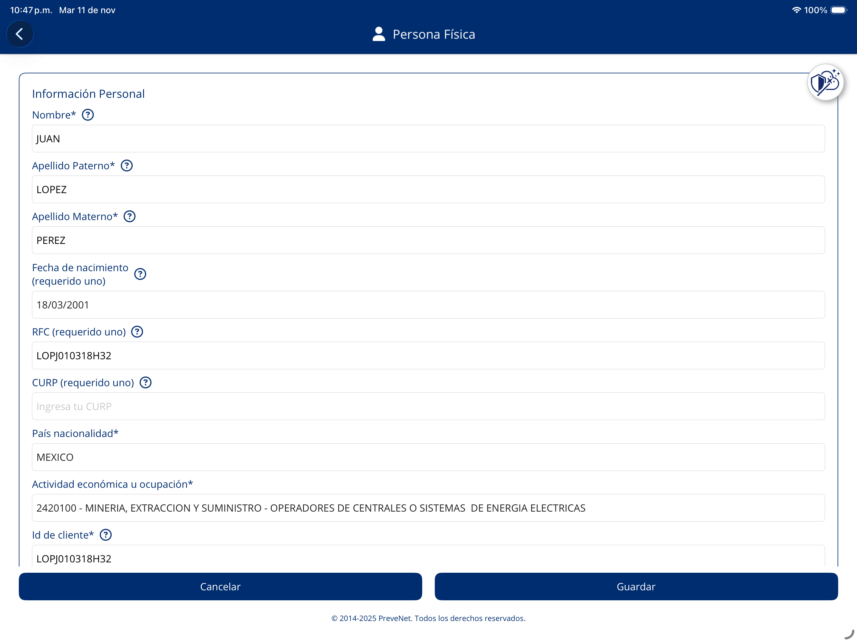 PreveNet Expediente Digital screenshot 12