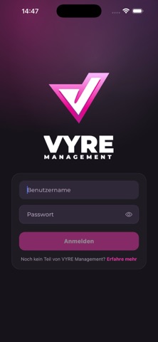 VYRE Management screenshot