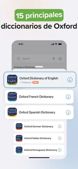 Captura de pantalla de Oxford Dictionary - Inglés-ES en iPhone 3
