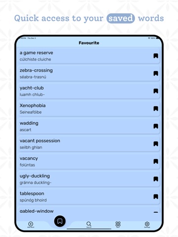 Irish | Irish Dictionary iPad screenshot