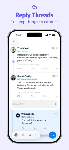 Indigo for Bluesky & Mastodon Screenshot 7 of 8
