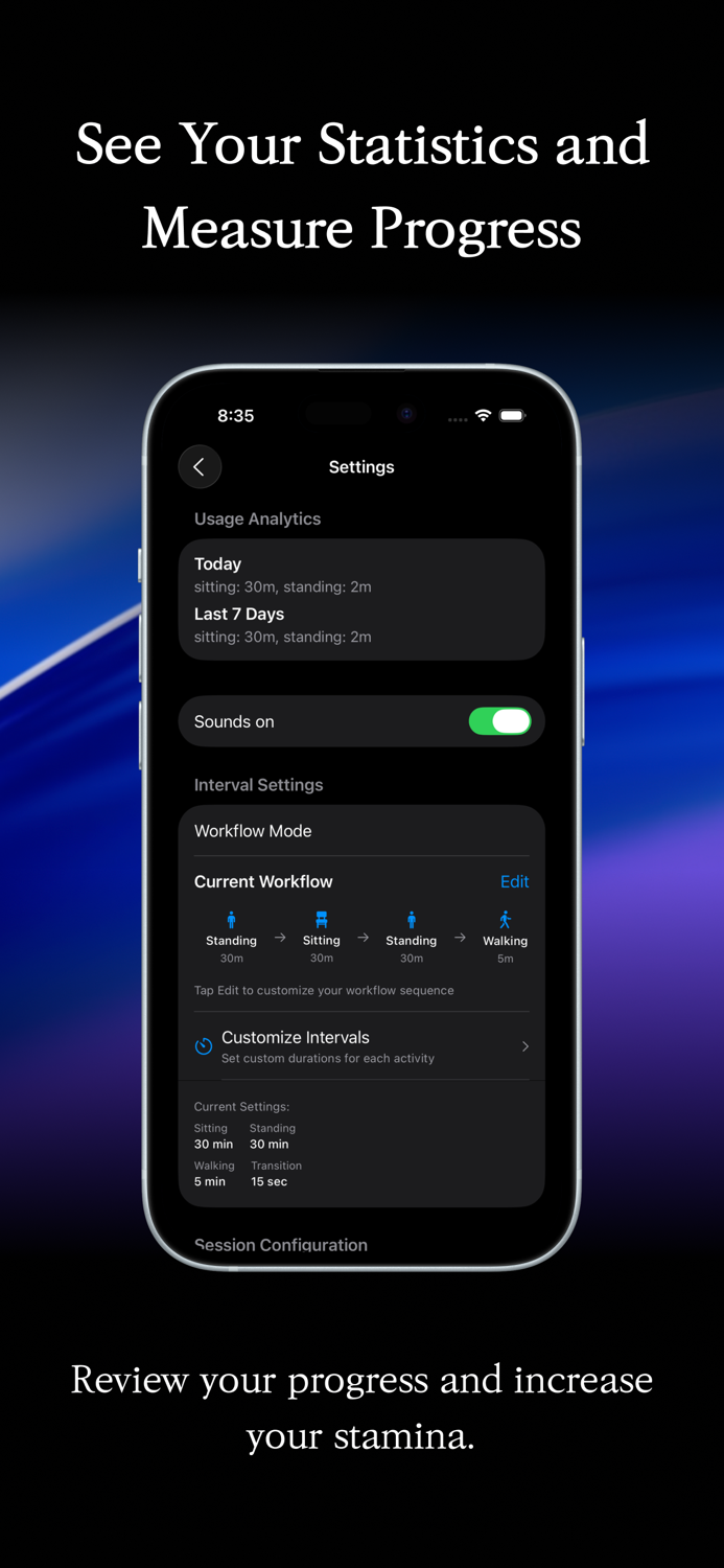 Standly  Standing desk timer