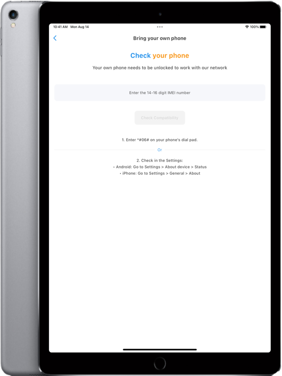 AirTalk Wireless iPad screenshot 4 - Utilities app