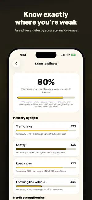 Theory Test Israel 2026 screenshot 4
