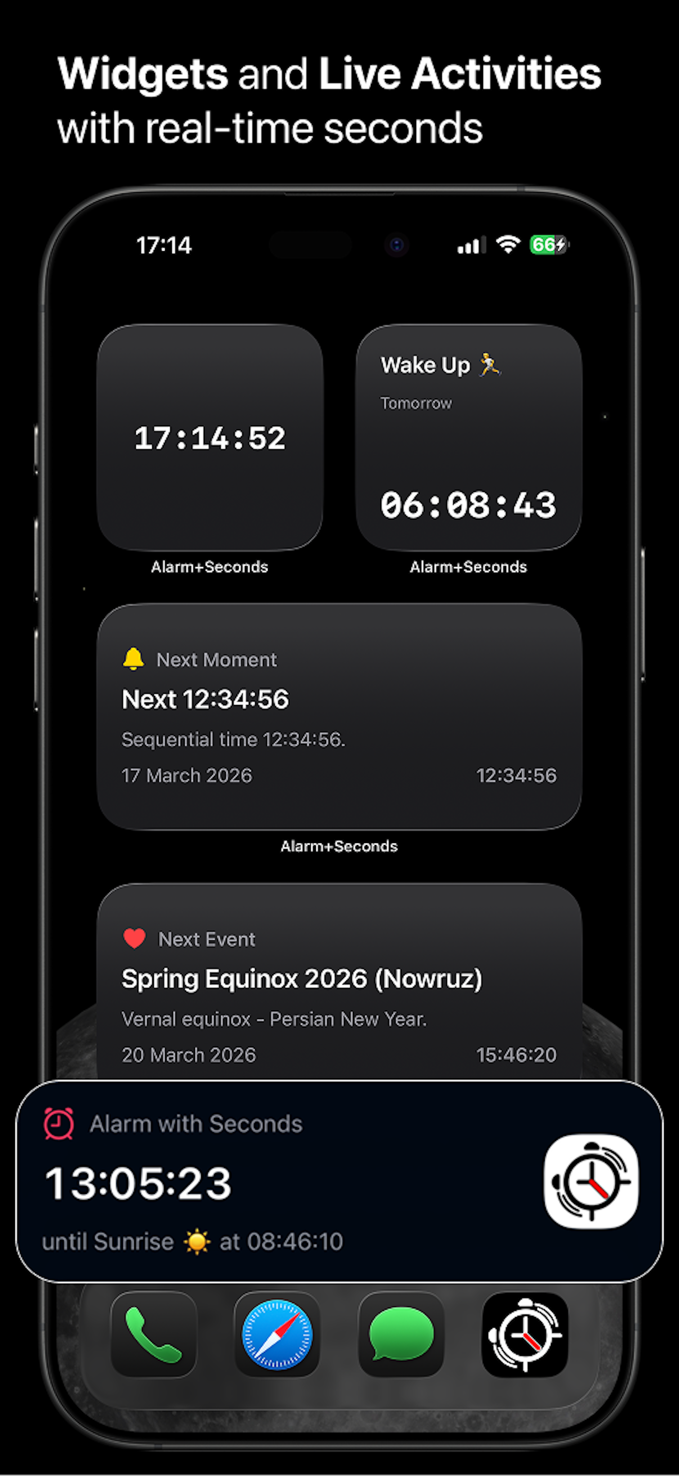 Alarm with Seconds: Exact Time screenshot 3