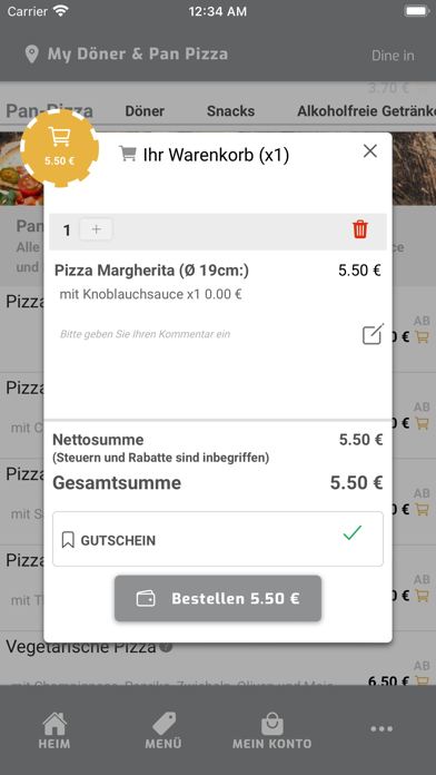My Döner & Pan Pizza Screenshot 4 - AppWisp.com My Döner & Pan Pizza Screenshot 4 - AppWisp.com