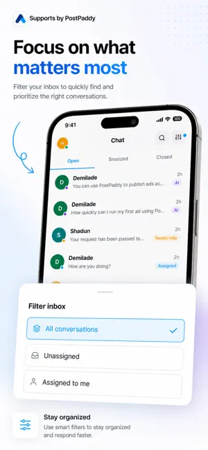 Supports by PostPaddy screenshot 3