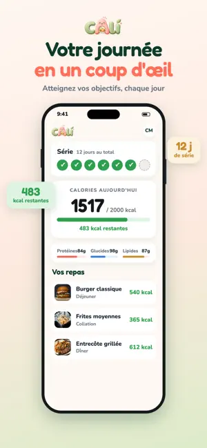 Cali: Calorie Counter screenshot 2