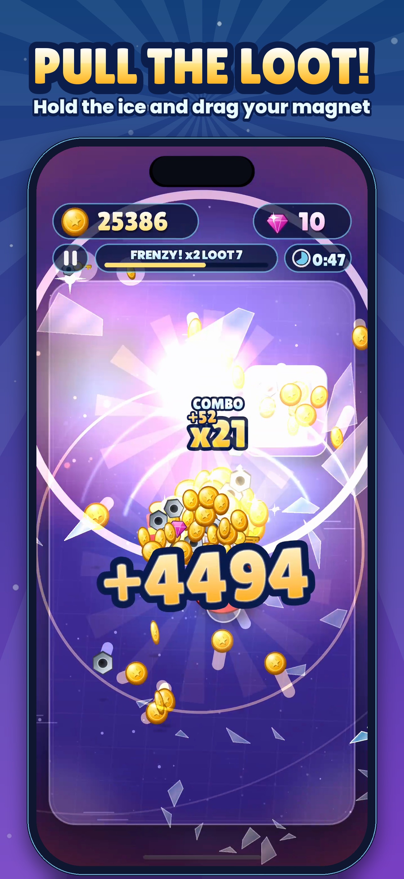 Screenshot 2 of Magnet Game: Ice Smash