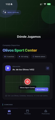 Olivos futbol 7 iPhone screenshot