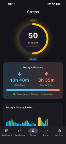 BodyEnergy – Body Battery iPhone screenshot