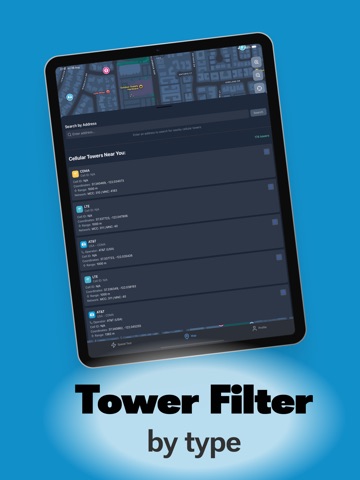 Cellular Tower － Finder Signal iPad screenshot