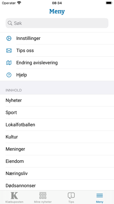 Klæbuposten Screenshot