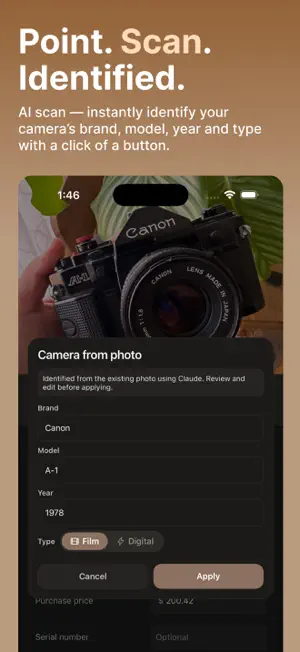 My Camera Vault: Film Tracker screenshot 2