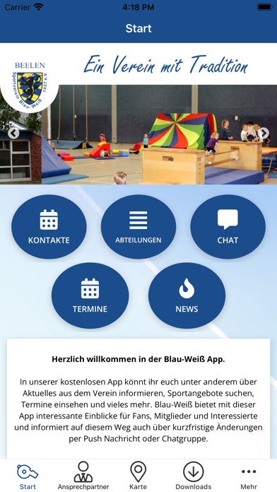 Blau-Weiß Beelen Screenshot