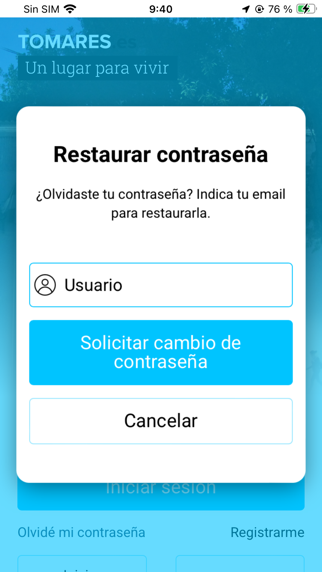 Incidencias Tomares iPhone screenshot 4 - Utilities app
