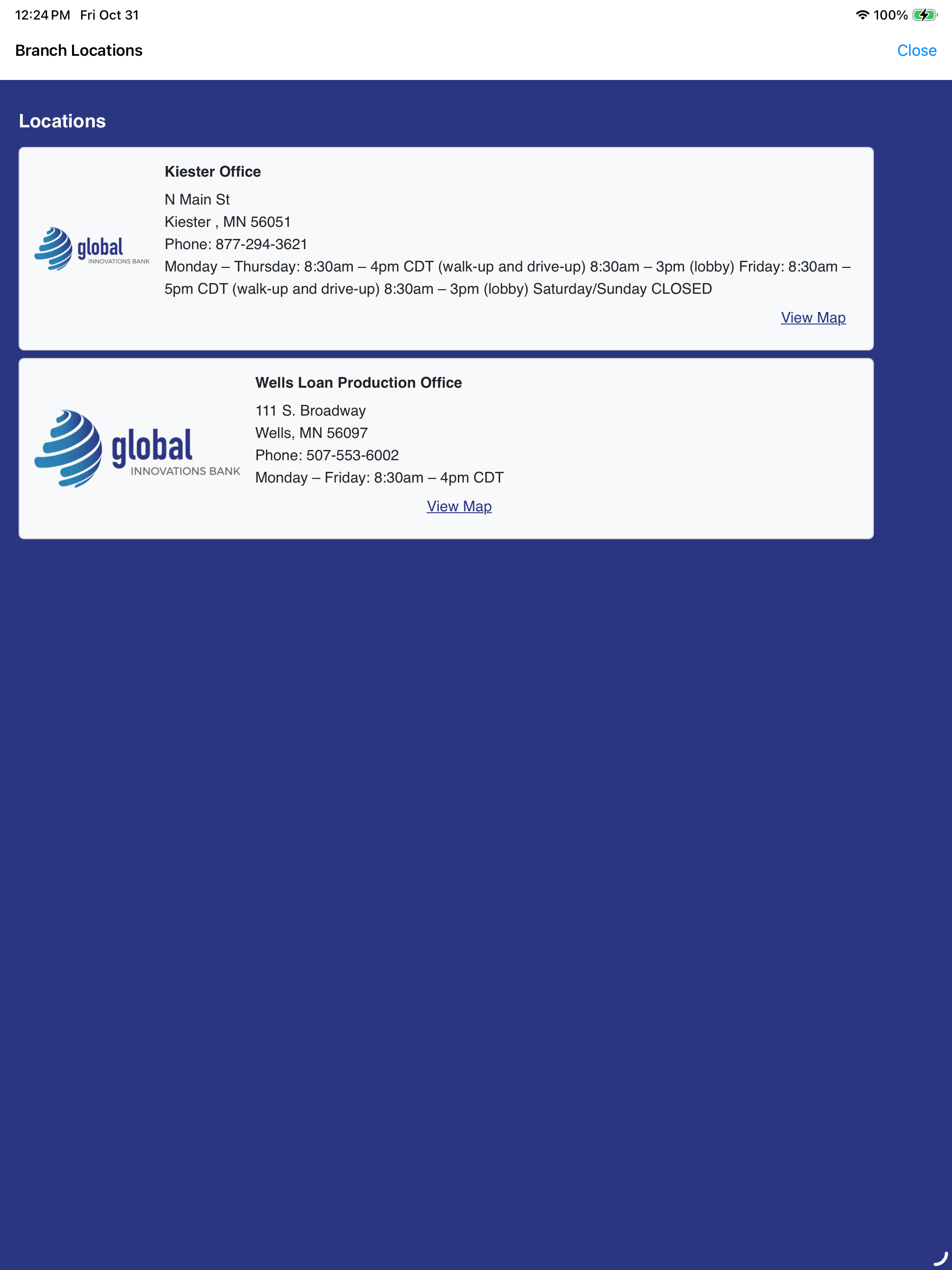 Global Innovations Bank screenshot 8