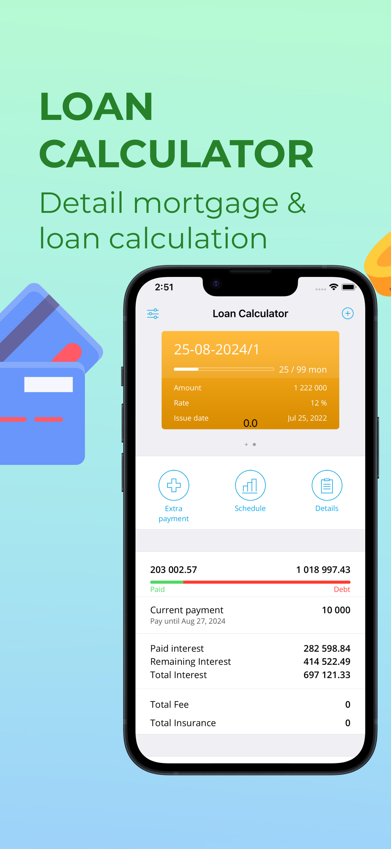 Loan Calculator with Extras