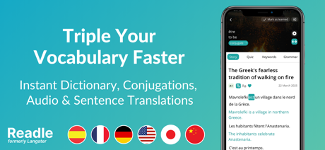 Readle: Learn Languages Faster screenshot 3
