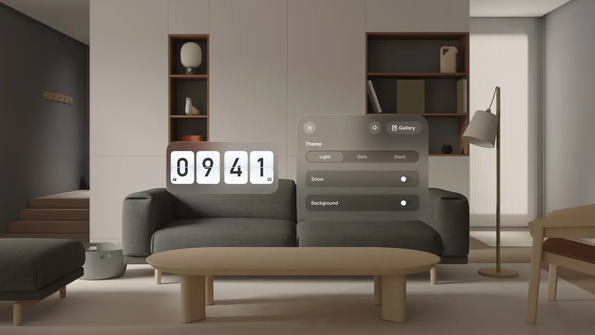 MD Clock - Spatial Clock screenshot 4