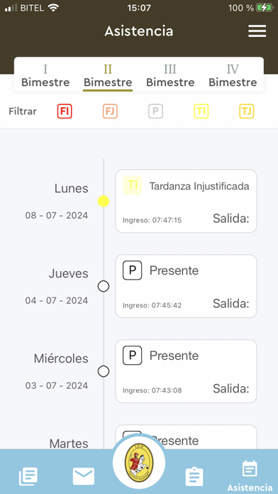 Colegio Apostol Santiago Screenshot
