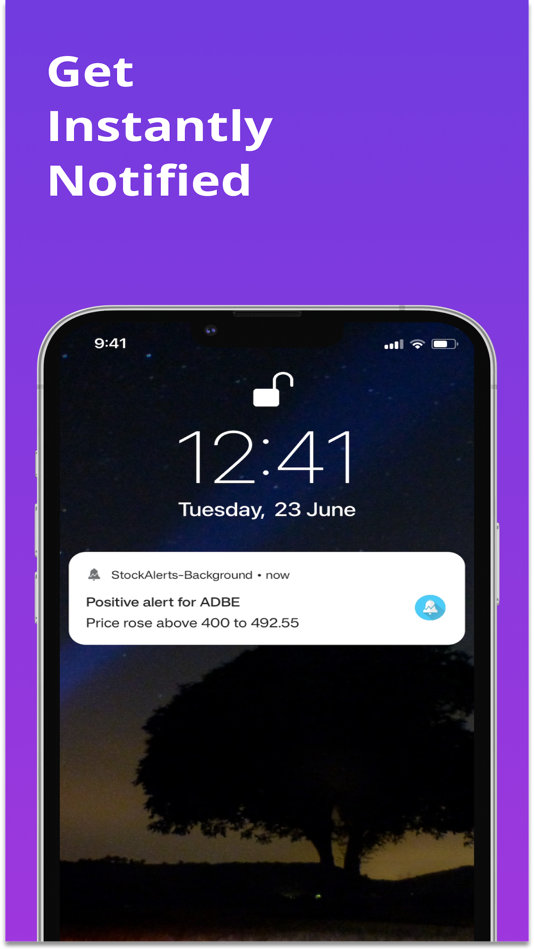 #7. Stock Alerts BG(Alarm/Tracker) (iOS) 由: C12 LABS PRIVATE LIMITED