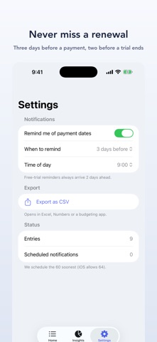 Subble - Subscription Tracker screenshot 2