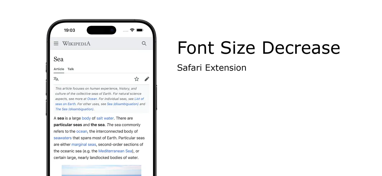 #1. Font Size Decrease for Safari (iOS) By: Stefan Van Damme