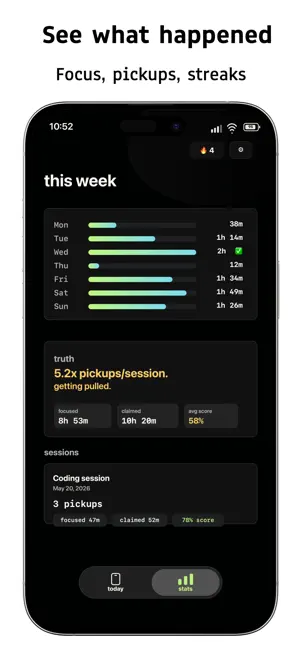 Nod: Phone Pickup Tracker screenshot 4