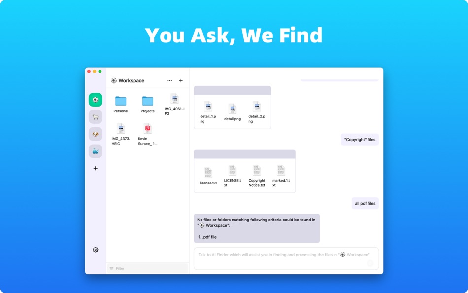 #2. AI Find Any File (macOS) بواسطة: 志亮 黎