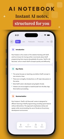 AI Notebook - Quiz LM & Notes Screenshot 3 of 6