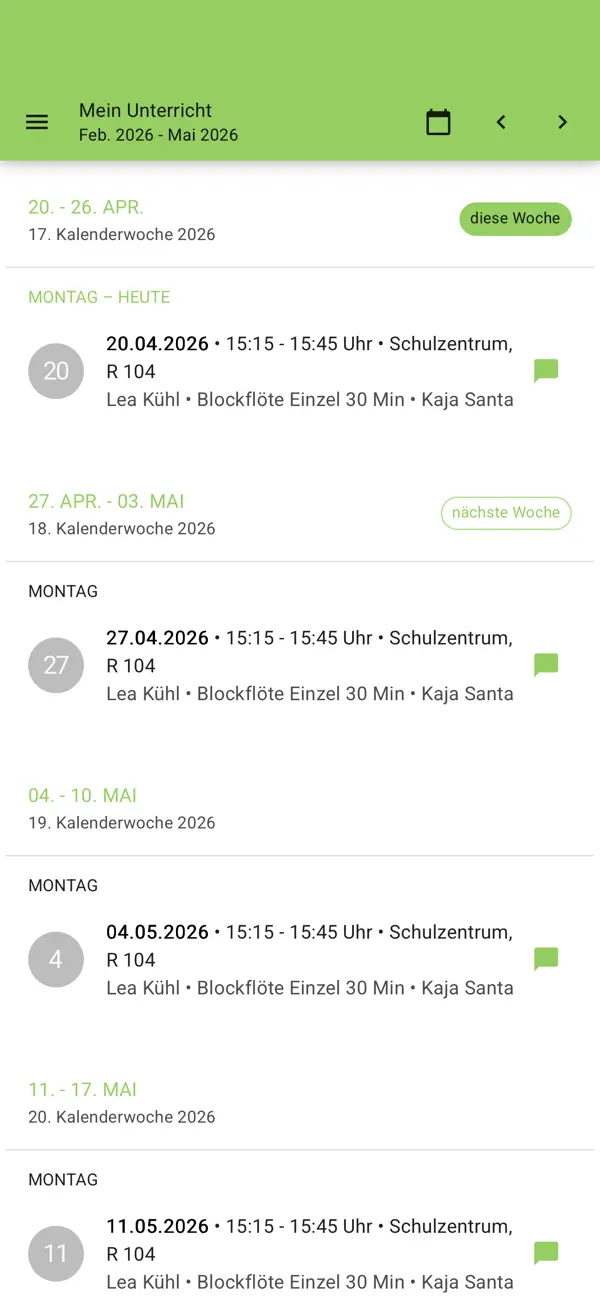 Screenshot #2 pour Kreismusikschule Peine