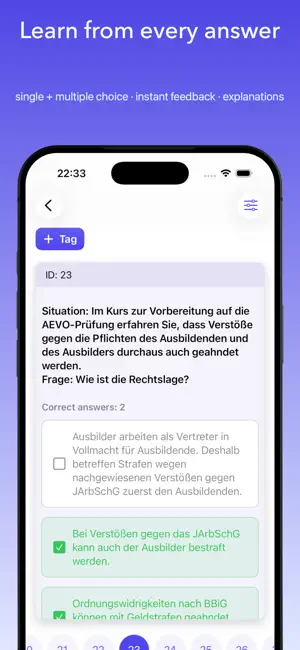 AEVO IHK Ausbilderschein Study screenshot 2