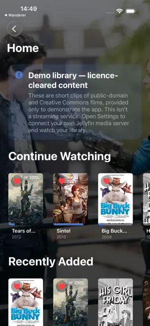 TVApp: Home Media Player screenshot 1