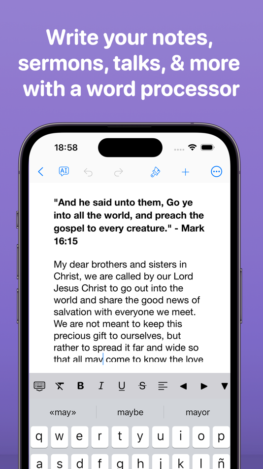 #6. AI Bible Chat - Bible AI, PDF (iOS) Podle: Kairoos Solutions SL
