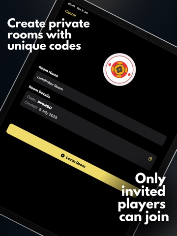 LunePoker iPad screenshot