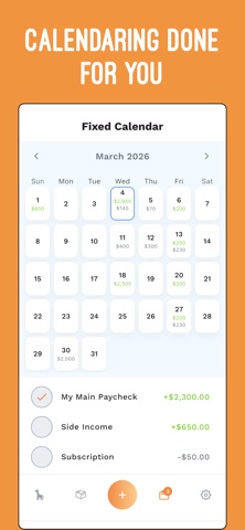 The Happy Giraffe Budget App screenshot