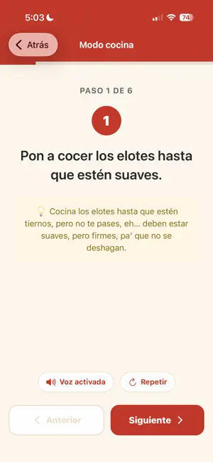 Mexicana en la Cocina screenshot 4